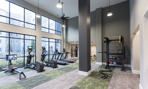 fitness center at Broadstone EADO Apartments