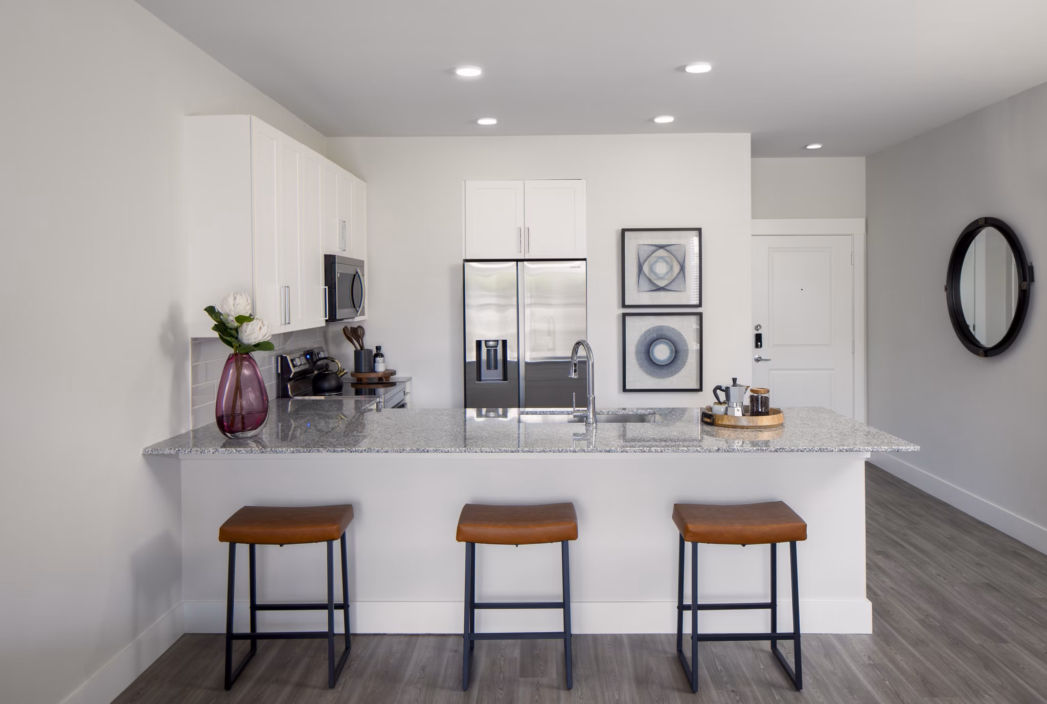 kitchen at Broadstone EADO Apartments 