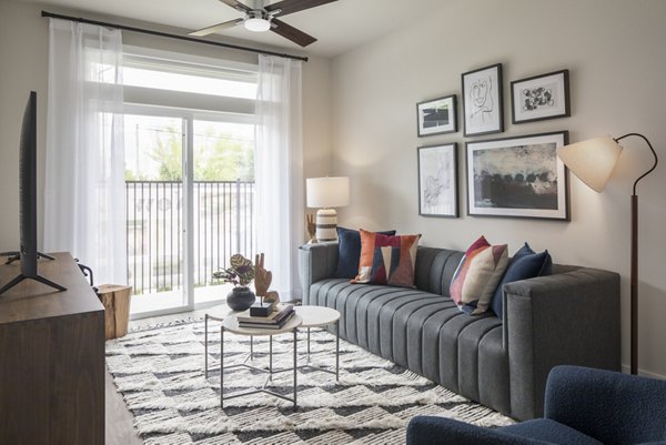 living room at Broadstone EADO Apartments