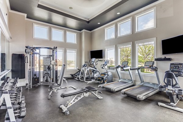 fitness center at Verandas at City View Apartments 