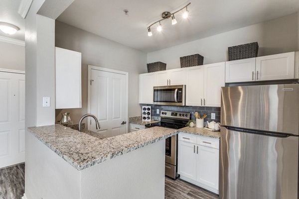 kitchen at Verandas at City View Apartments 