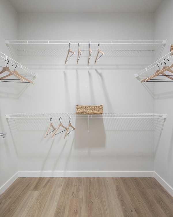 closet at Broadstone Baybrook Apartments