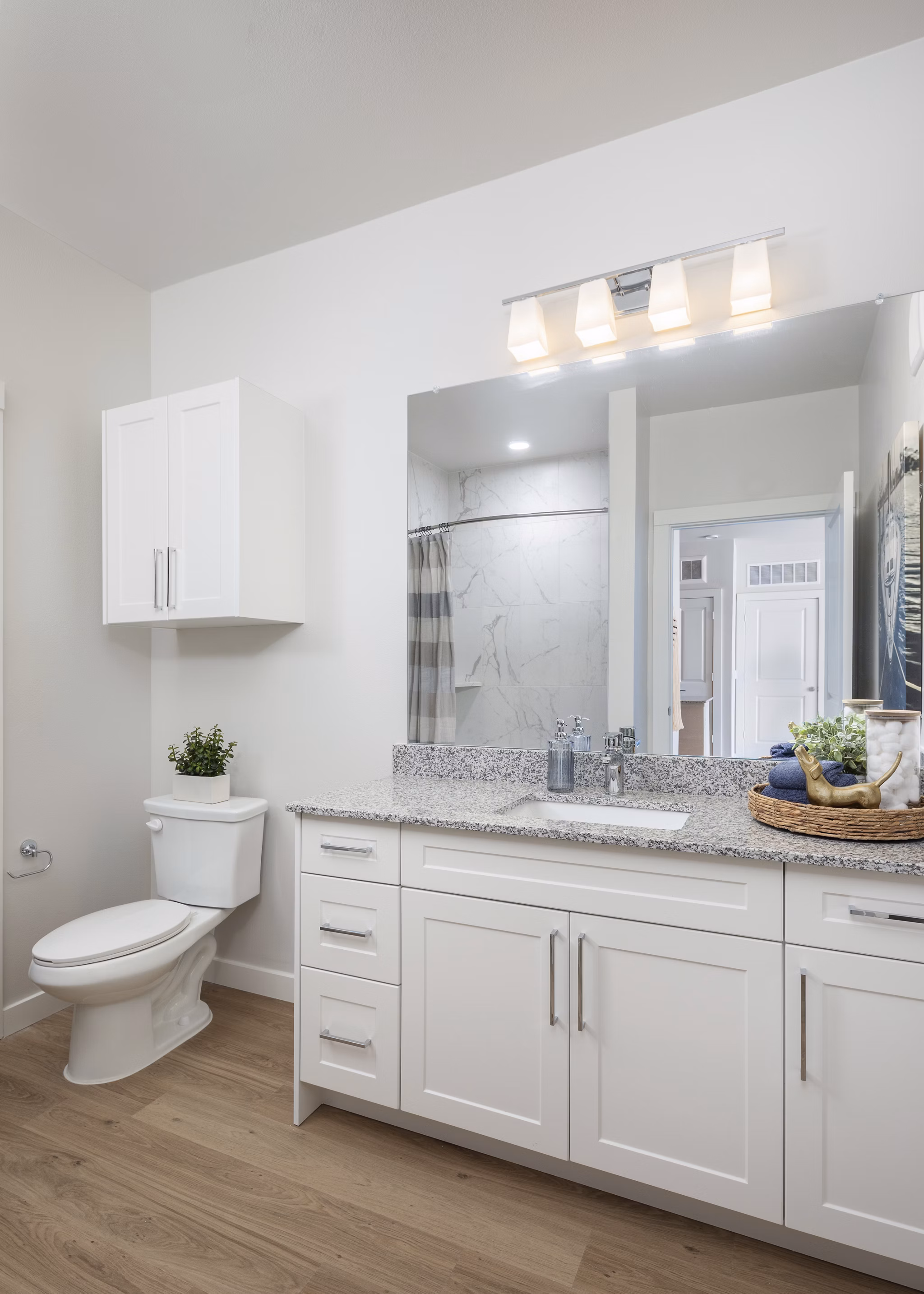 Modern bathroom with sleek fixtures at Broadstone Baybrook Apartments