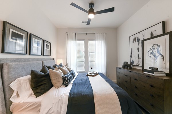 bedroom at The Opal Apartments