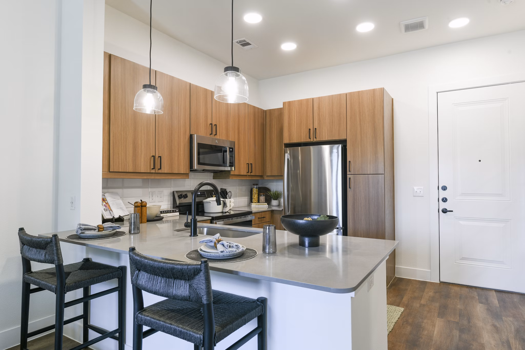 kitchen at The Opal Apartments