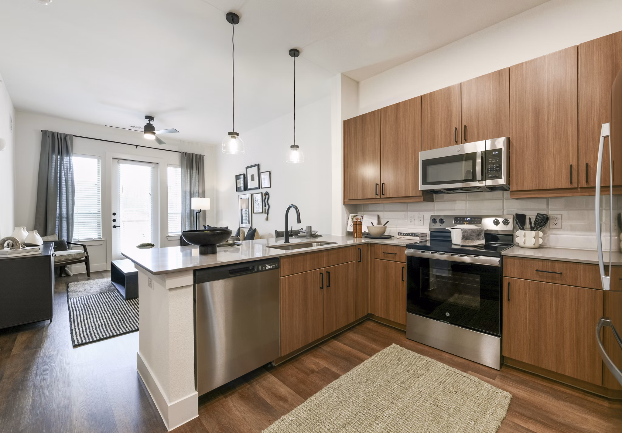 kitchen at The Opal Apartments