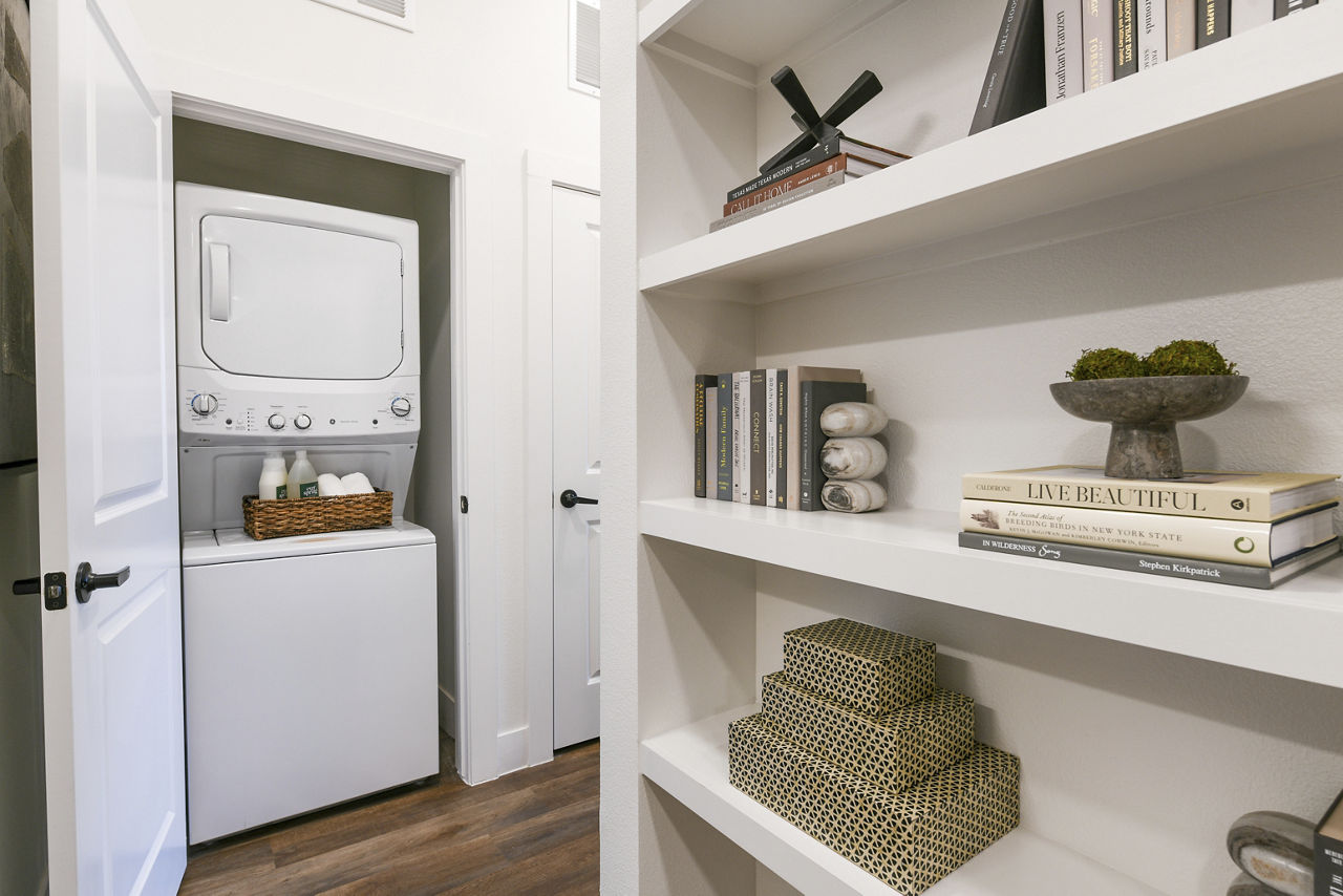 Laundry room at The Opal