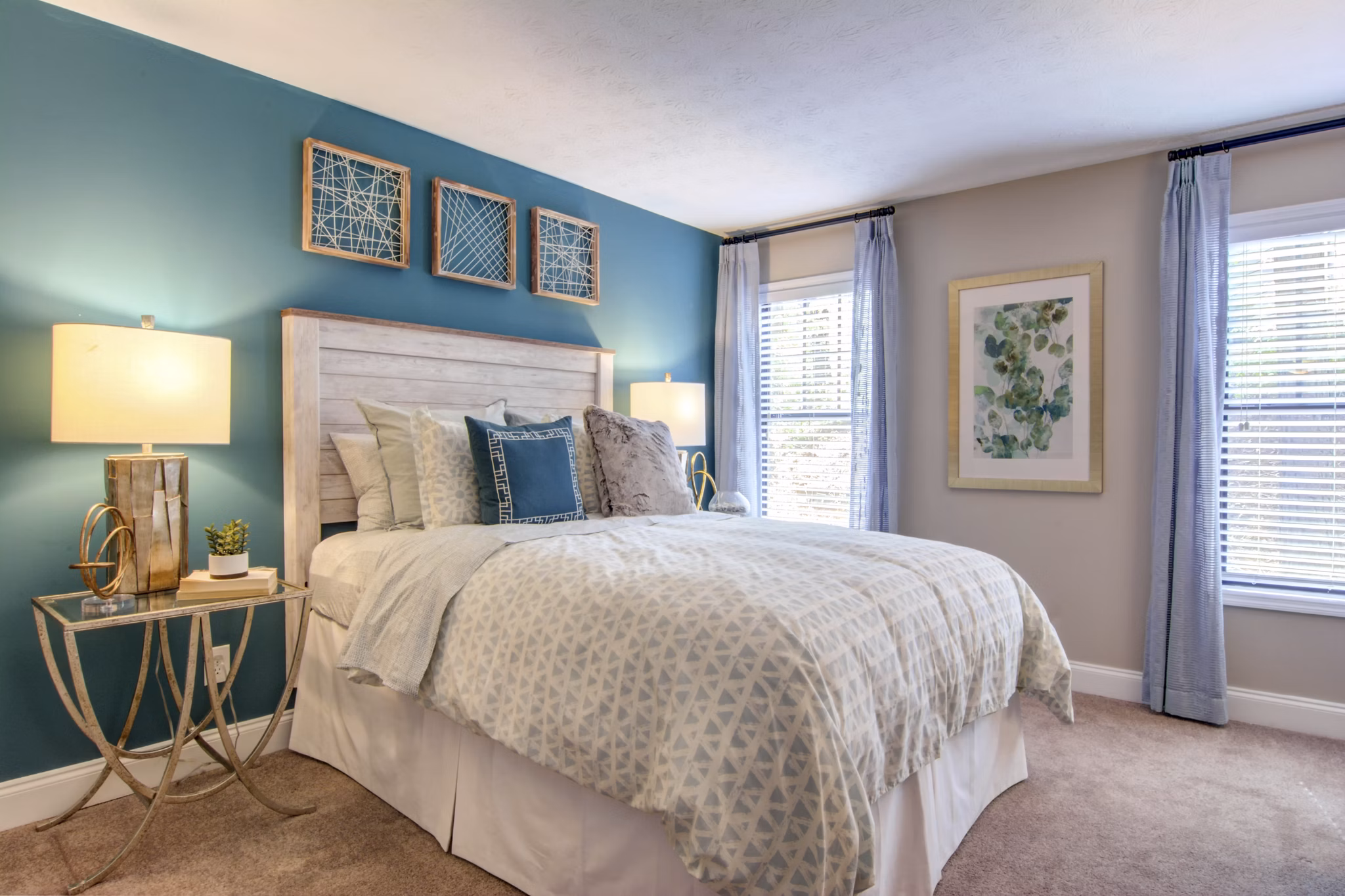 bedroom at The Peak Apartments