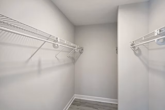 closet at The Peak Apartments