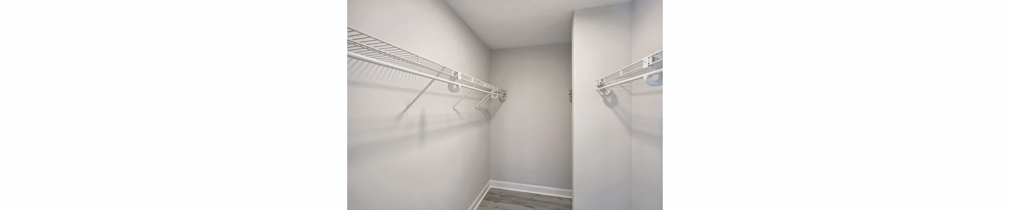closet at The Peak Apartments