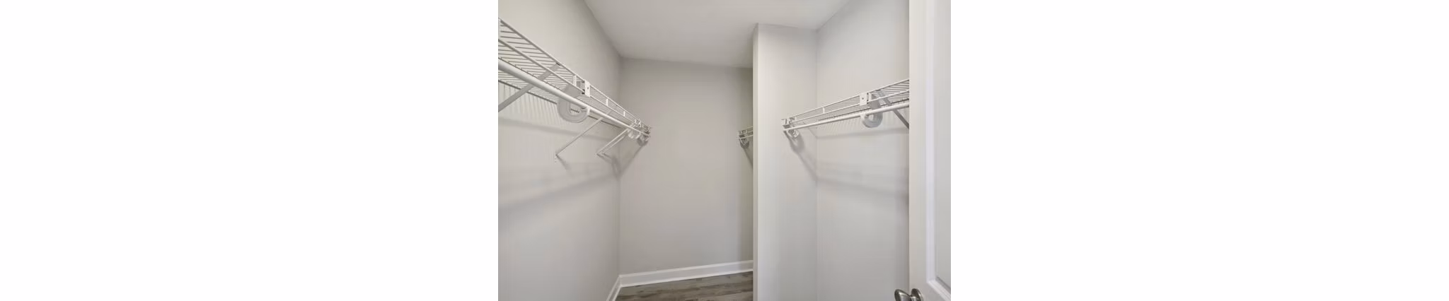 closet at The Peak Apartments