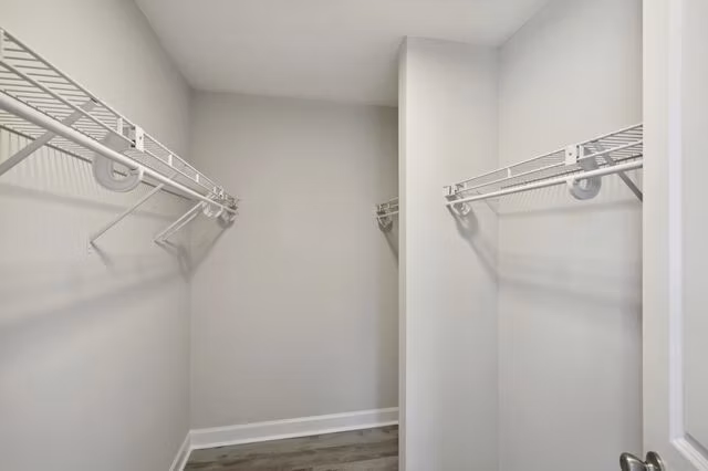 closet at The Peak Apartments