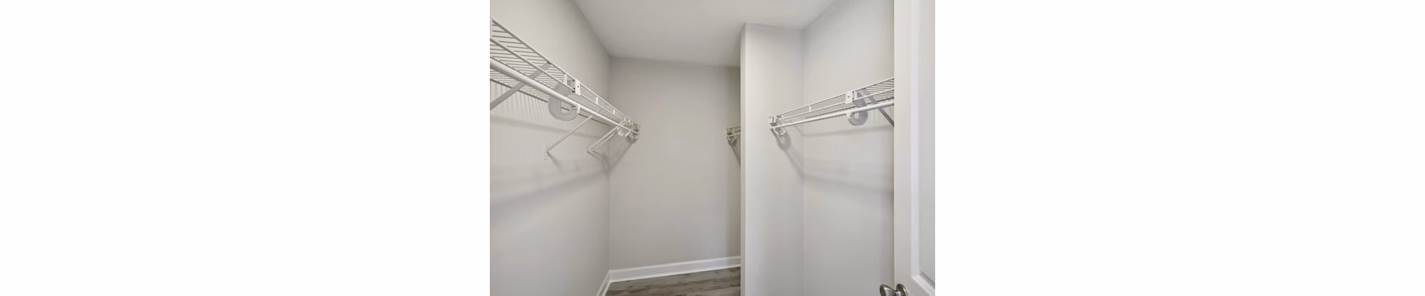 closet at The Peak Apartments