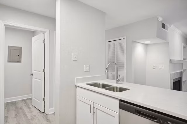 kitchen at The Peak Apartments