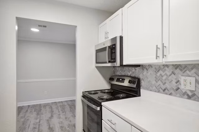 kitchen at The Peak Apartments
