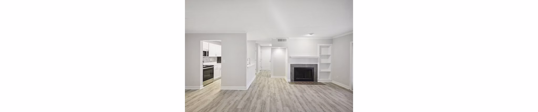 living room at The Peak Apartments