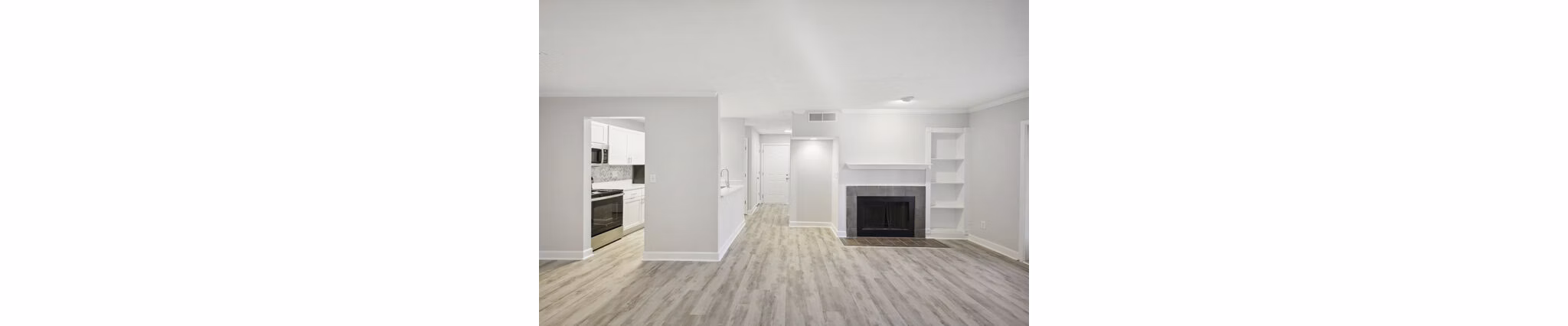 living room at The Peak Apartments