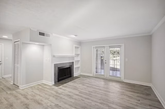 living room at The Peak Apartments