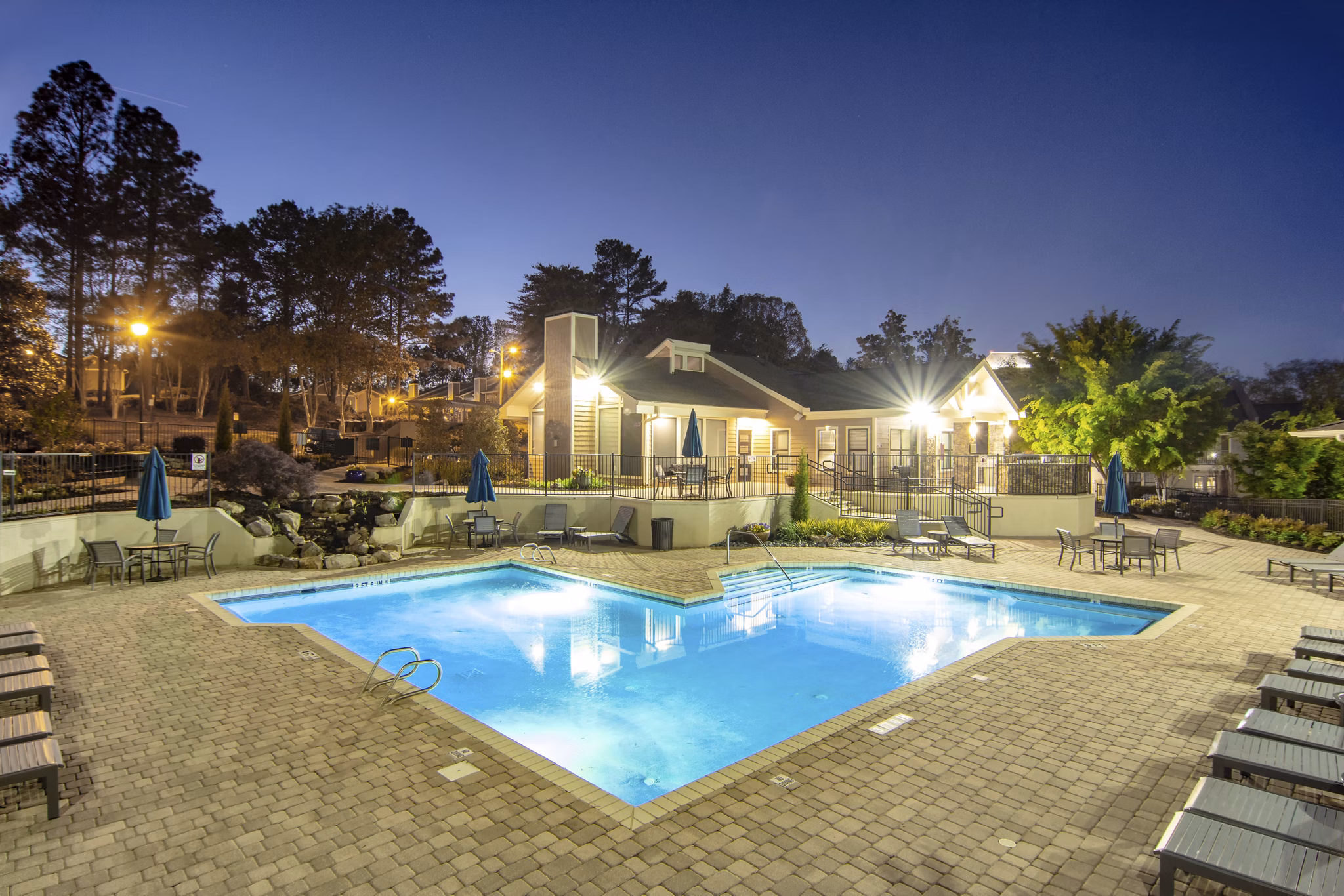 pool at The Peak Apartments