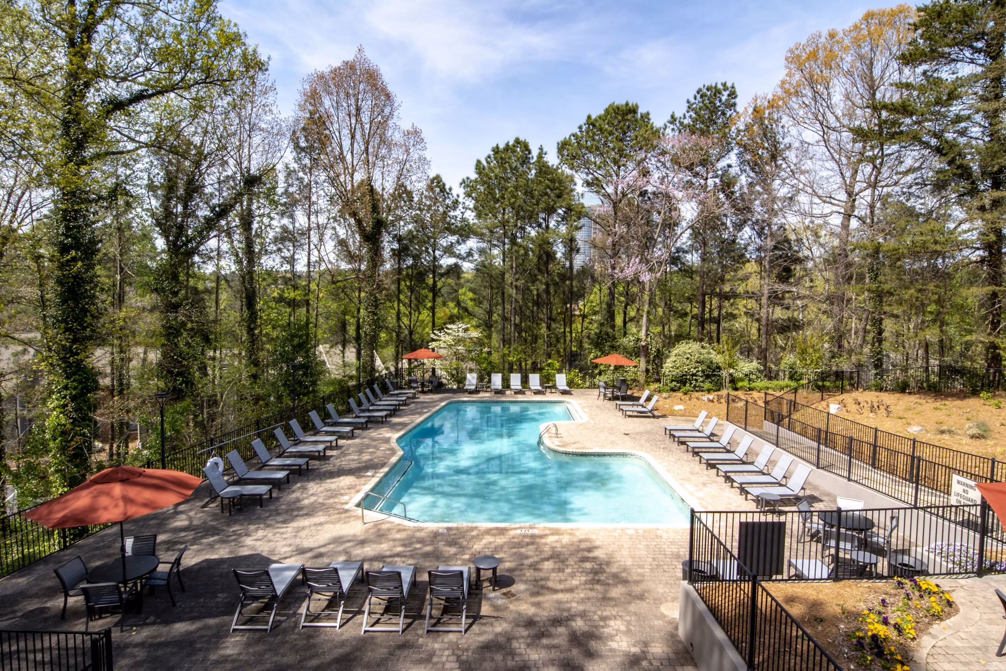 pool at The Peak Apartments