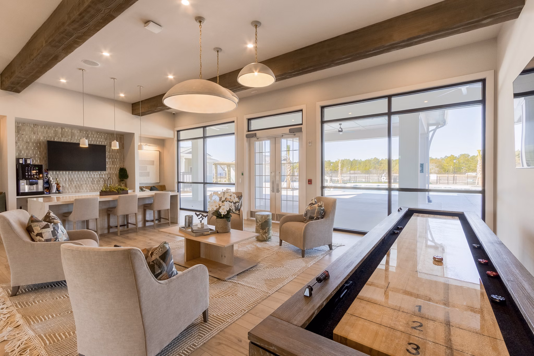 gameroom at Abrazo at Waterway Hills Apartments