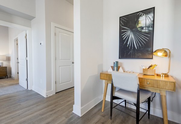 living room at Abrazo at Waterway Hills Apartments