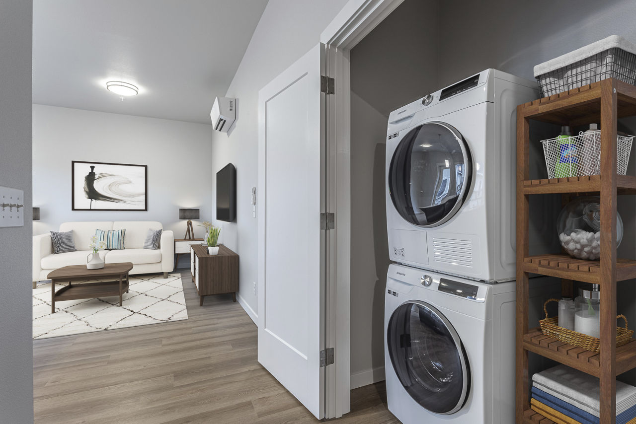 Laundry room at The Farmstead