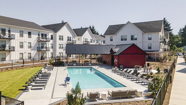 pool at The Farmstead Apartments