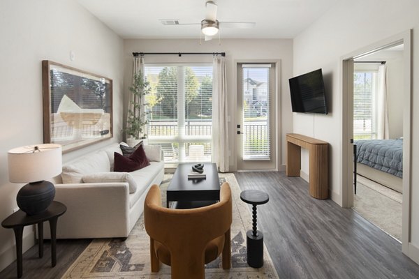 living room at The Hickory at Indian Lake Village Apartments