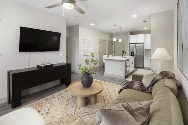 living room at The Hickory at Indian Lake Village Apartments