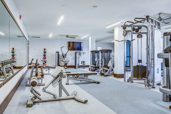 Modern fitness center with state-of-the-art equipment at Incline at Anthem Apartments