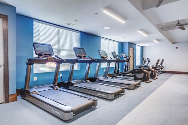 Fitness center with modern equipment at Incline at Anthem Apartments