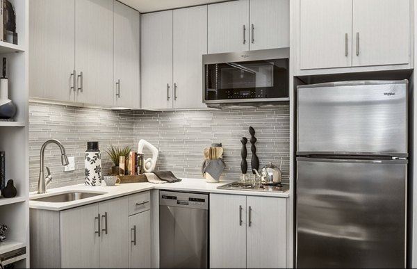 kitchen at Derby Apartments