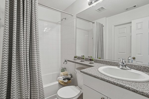 bathroom at The Vinings at Duncan Chapel Apartments