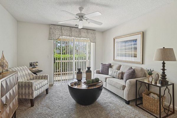 living room at The Vinings at Duncan Chapel Apartments