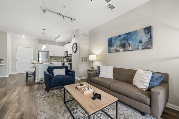 living room at Avanti Brookhaven Apartments