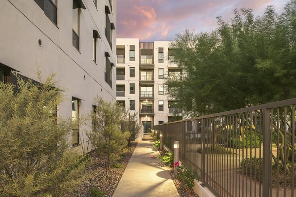 Patio at Huxley Scottsdale Apartments