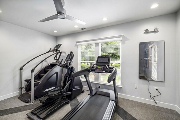 State-of-the-art fitness center with modern equipment at Fieldstone Apartment Homes, promoting active living