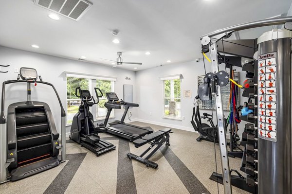 fitness center at Fieldstone Apartment Homes