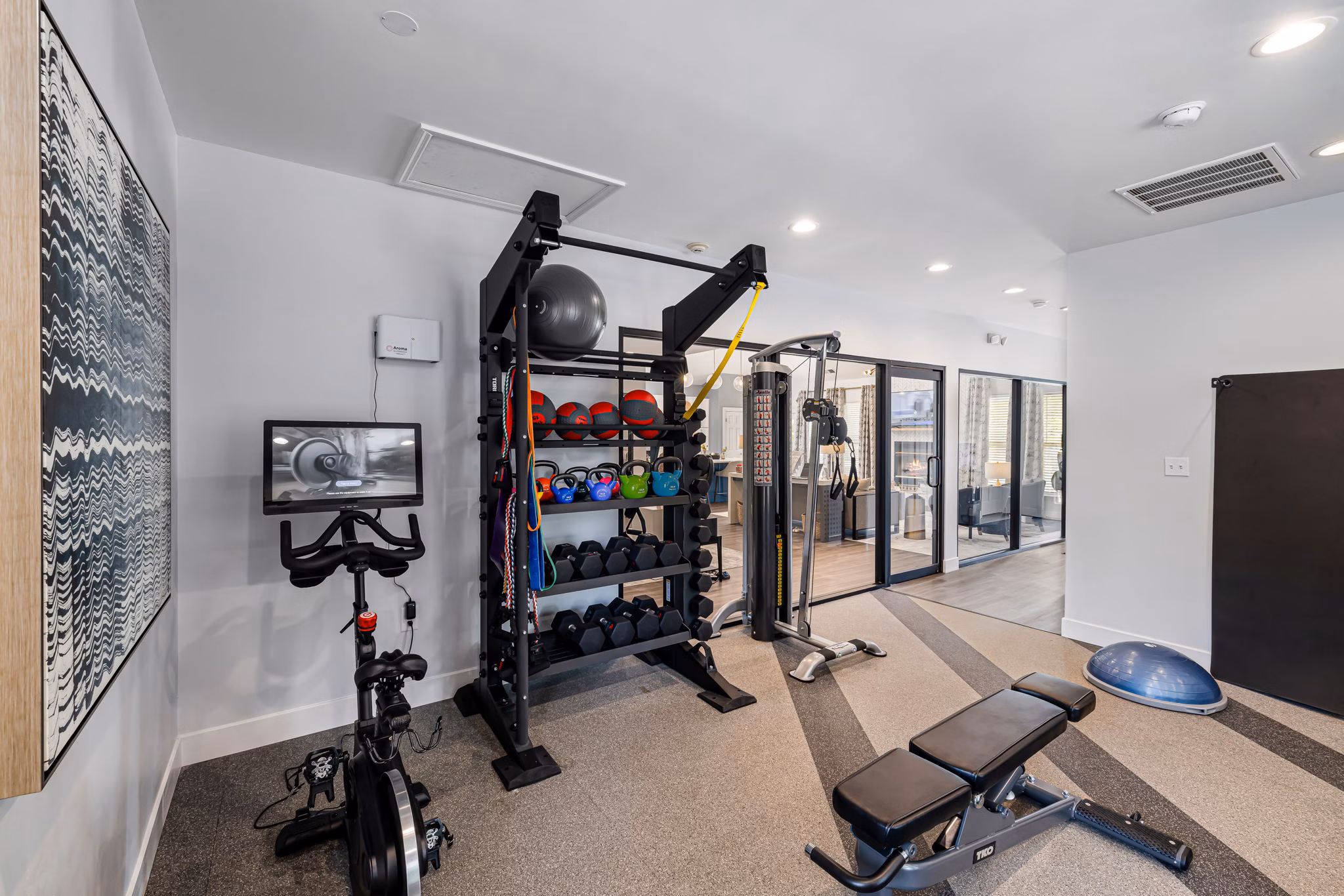 Fitness Center at Fieldstone Apartment Apartments