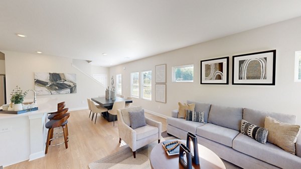 living room at Gramercy Woods Apartments