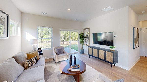 living room at Gramercy Woods Apartments