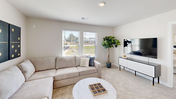 living room at Gramercy Woods Apartments