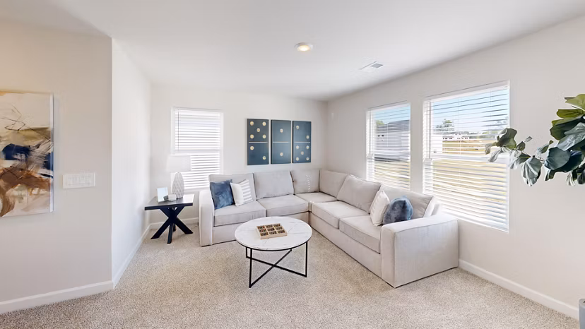 living room at Gramercy Woods Apartments 