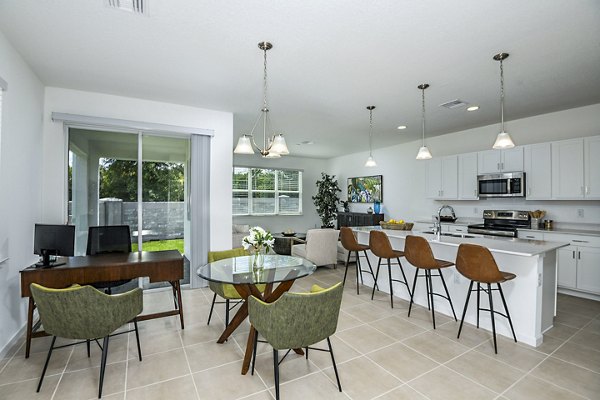 dining room/home office at Alexander Park Apartments