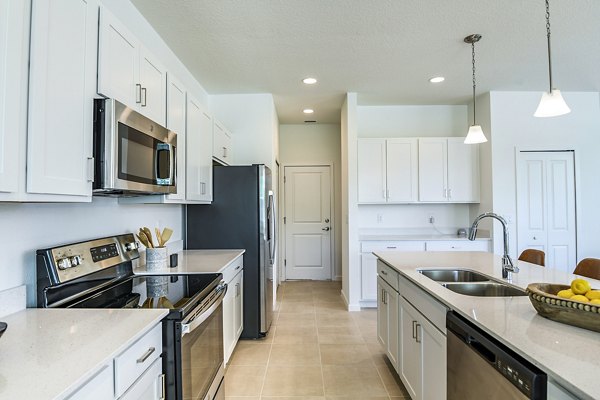 kitchen at Alexander Park Apartments