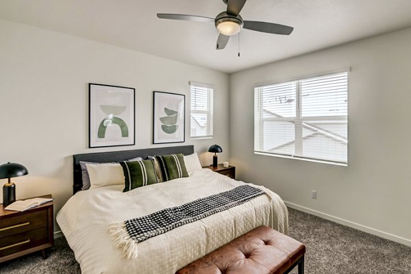 bedroom at VellaTerra Apartments