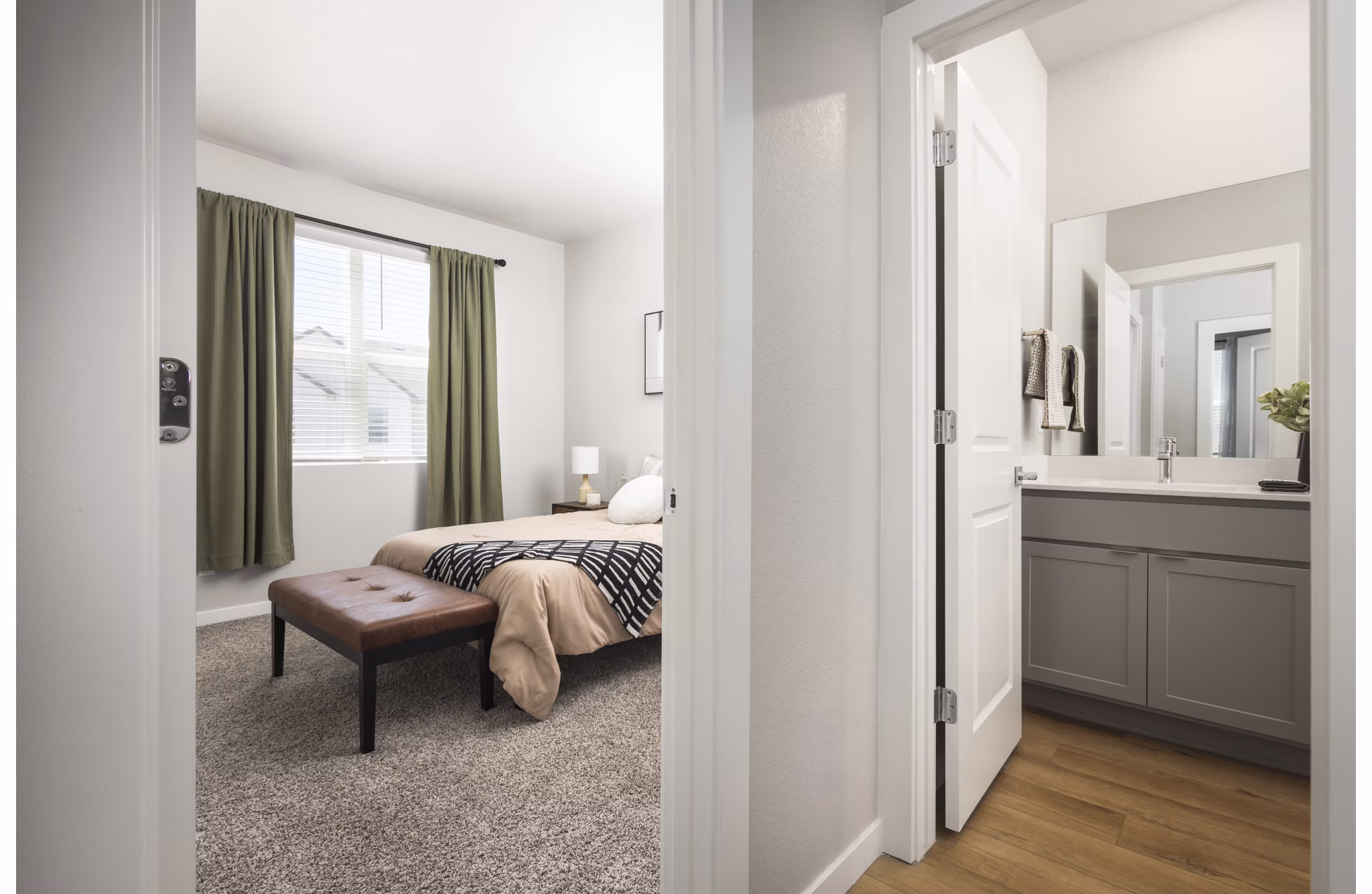 bedroom at VellaTerra Apartments