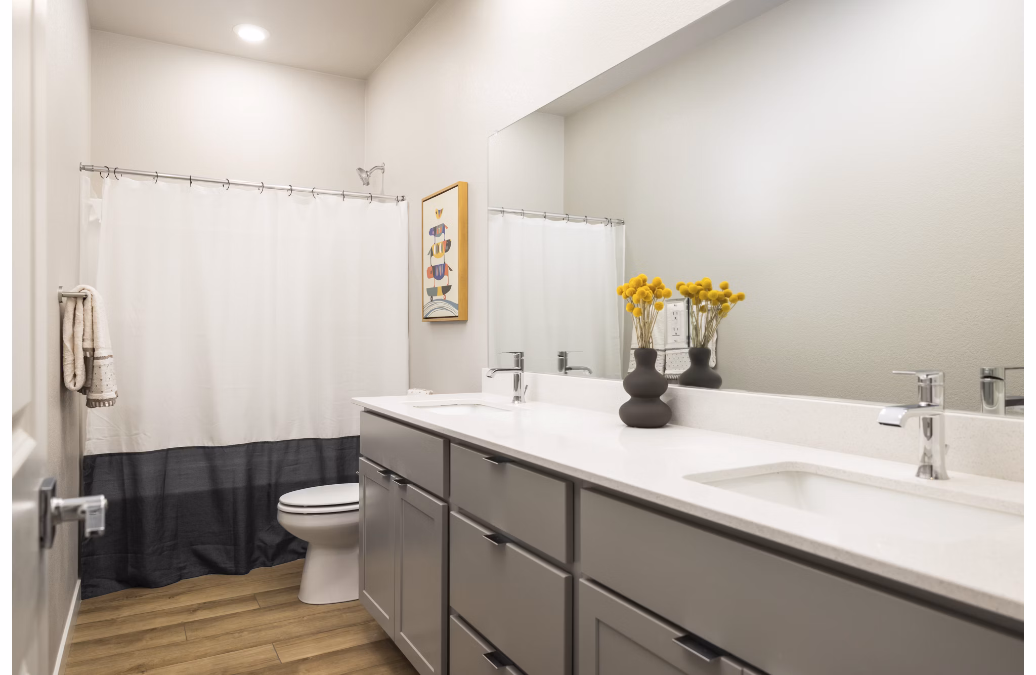 bathroom at VellaTerra Apartments