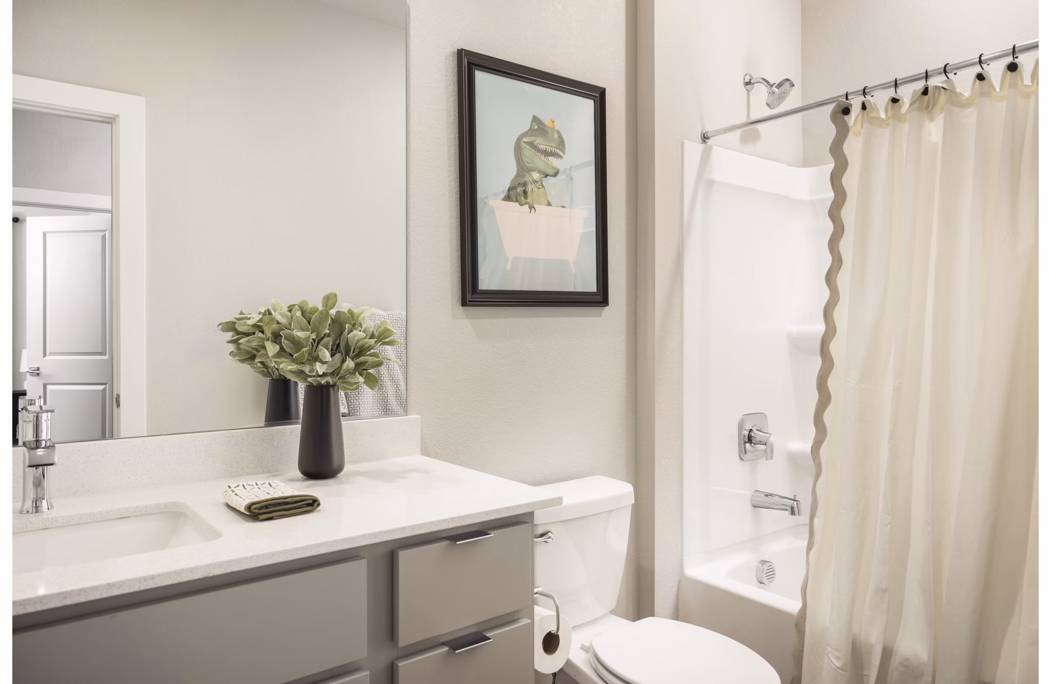 bathroom at VellaTerra Apartments